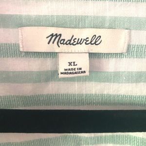 Madewell striped button up